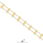 چوکر دو رج پولک مستطیل مه گالری