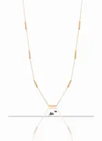 گردنبند زنجیر تکه پروفیل مه گالری