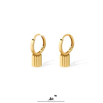 گوشواره روکو پنج پولک مستطیل مه گالری