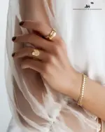 دستبند دو رج کارتیر ریز پولک مه گالری