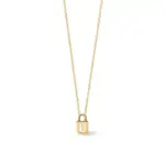 گردنبند قفل میناخور U مه گالری