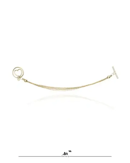 دستبند دایره پروفیل قلب چند رج مه گالری