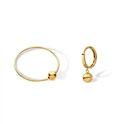 گوشواره دایره و روکو گوی مه گالری