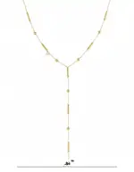 گردنبند شالی تکه پروفیل و گوی مه گالری