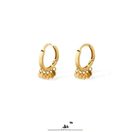 گوشواره روکو پنج پولک بزرگ مه گالری