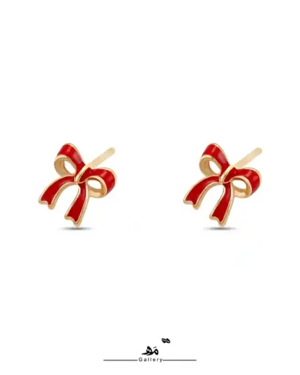 گوشواره میخی پاپیون مه گالری