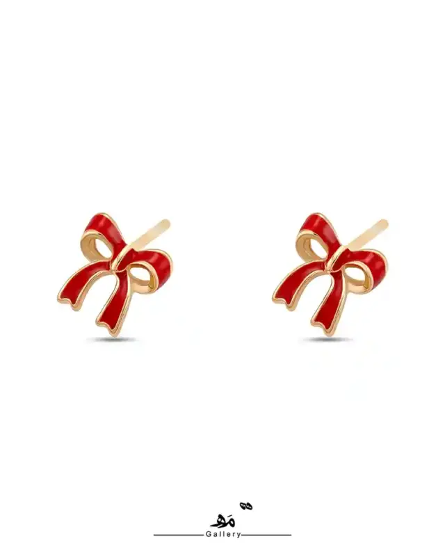 گوشواره میخی پاپیون مه گالری