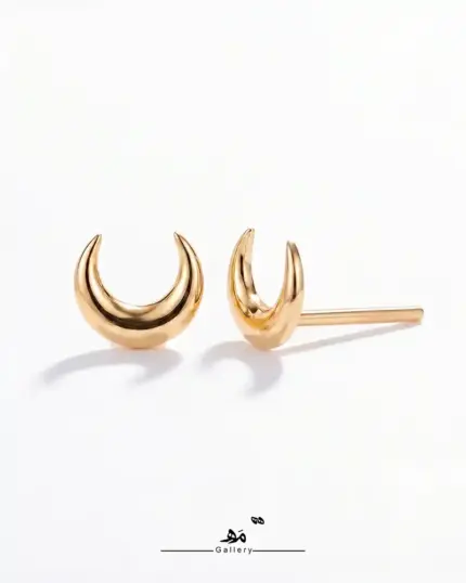 گوشواره میخی ماه ظریف مه گالری